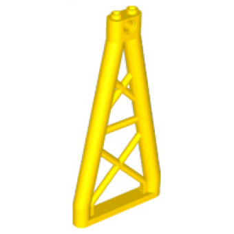 steun 1x6x10 driehoekige balk yellow